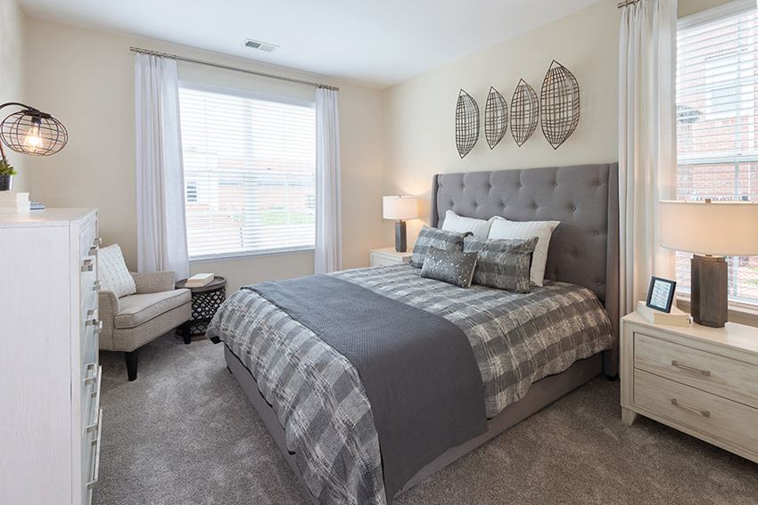 Bedroom With Expansive Windows Bedroom With Expansive Windows at Bell Annapolis on West, Annapolis, 21401 - Photo Gallery