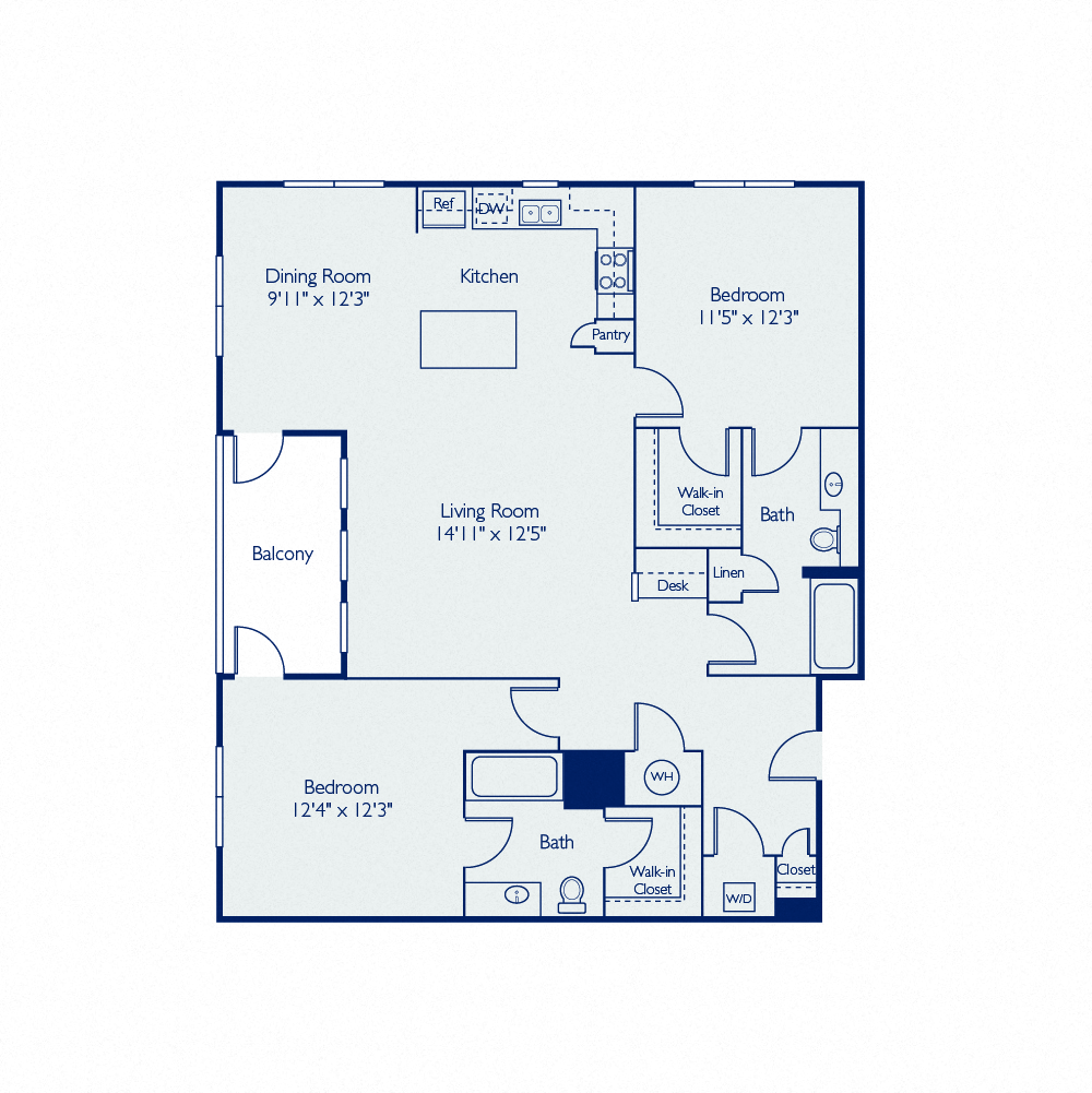 B2D 2Bed_2Bath at Bell Annapolis on West, Annapolis, MD