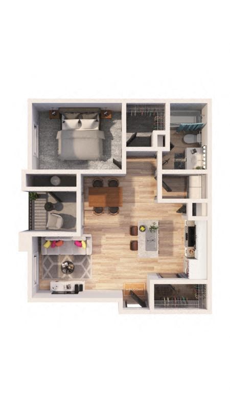 a floor plan of a house
