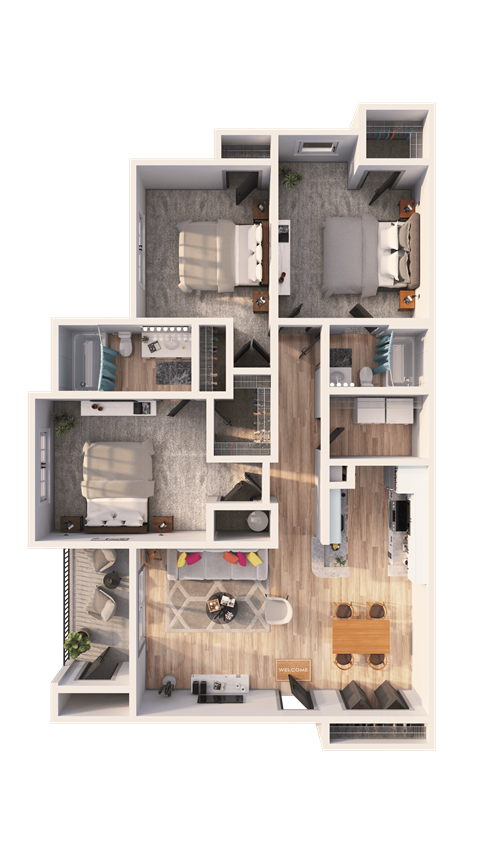 815 East Butler Road 1-3 Beds Apartment for Rent - Photo Gallery 33