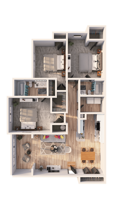 815 East Butler Road 1-3 Beds Apartment for Rent - Photo Gallery 34