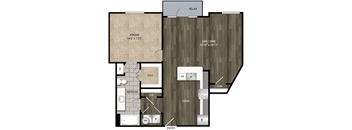 Bell CityLine A1G 1bed 1ba 957 sqft.