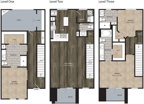 Bell CityLine C3A 3bed 3.5ba 2138 sqft