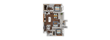 a floor plan of a house with a bedroom and a bathroom