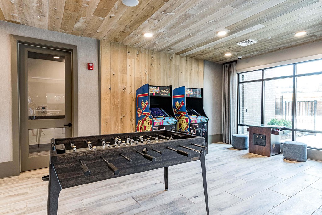 game room at the callaway house austin