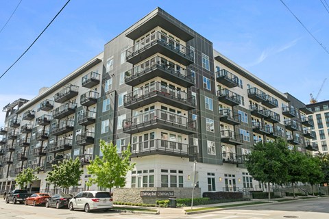 exterior view of apartment building