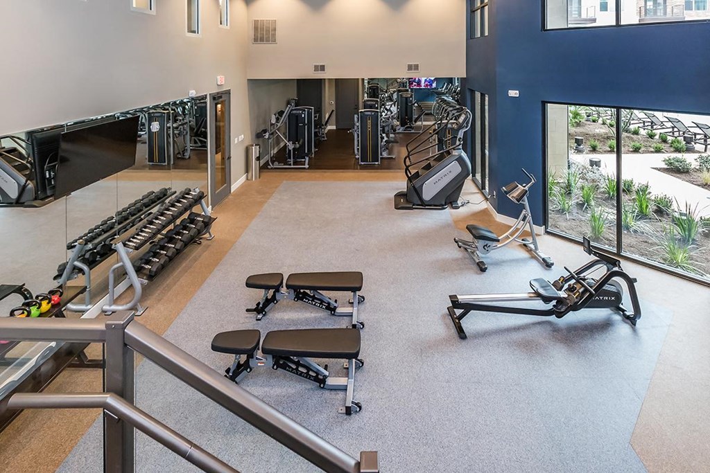 Fitness Center with Cardio and weight equipment