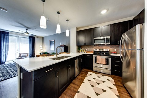 Bell Lakeshore Kitchen with Stainless Appliances