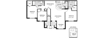 a floor plan of a house