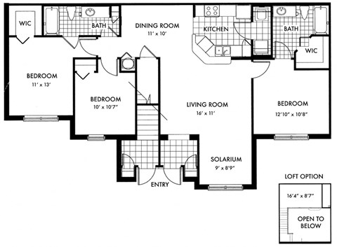 a floor plan of a house