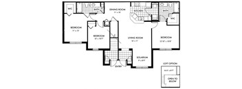 a floor plan of a house