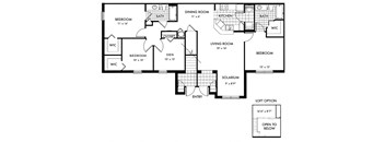 a floor plan of a house