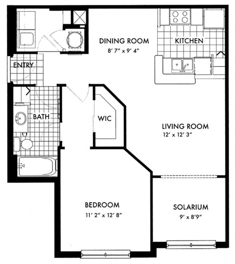 a floor plan of a house
