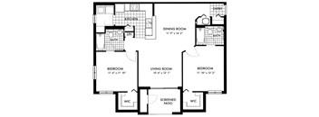 a floor plan of a house