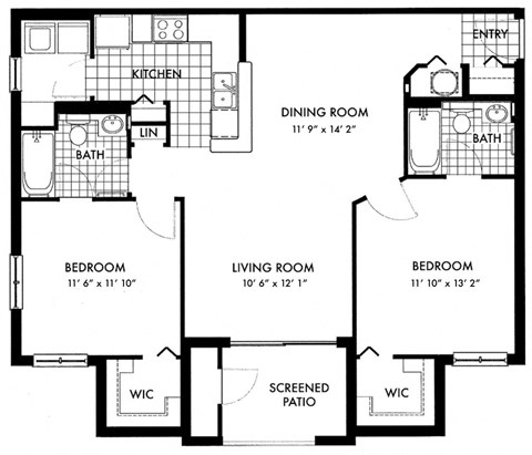 a floor plan of a house