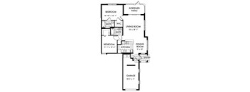 a floor plan of a house
