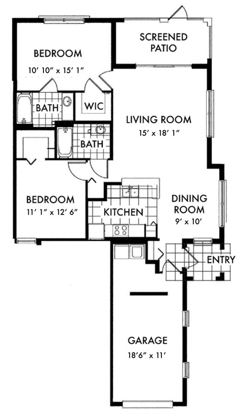 a floor plan of a house