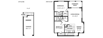 a floor plan of a house