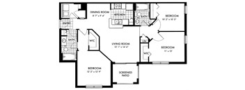 a floor plan of a house