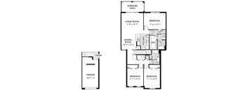 the second and third floor plans
