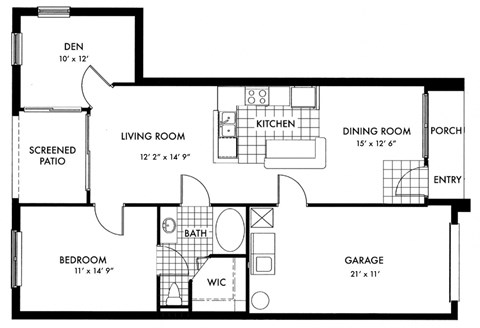 a floor plan of a home