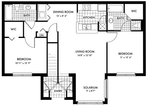 a floor plan of a house