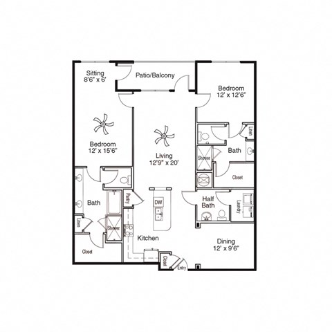 1295 E Rock Springs Rd NE 1-3 Beds Apartment for Rent - Photo Gallery 35