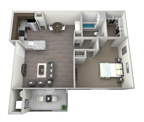 a1 floor plan of apartments  670