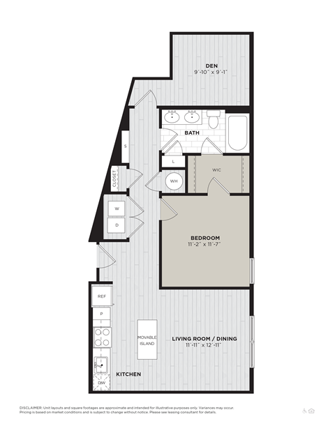 floor plan  1125 sq ft  the residences at