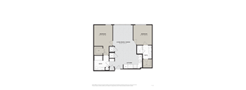 this floor plan is an approximation of our 1120 sq ft floor plan