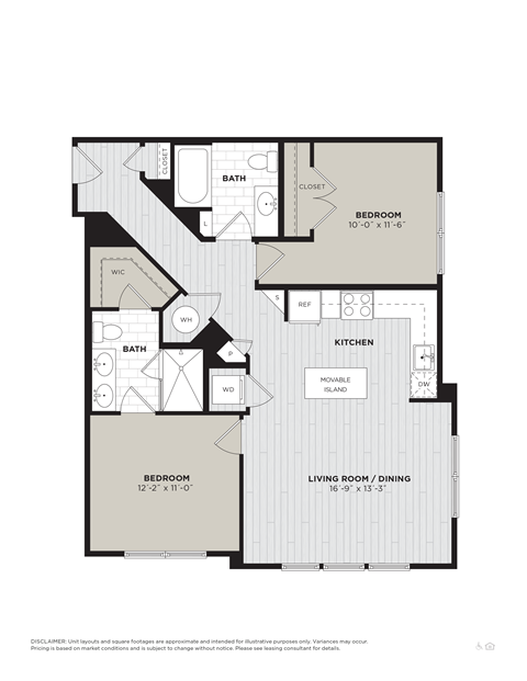 this floor plan is an illustration of our 1120 sq ft