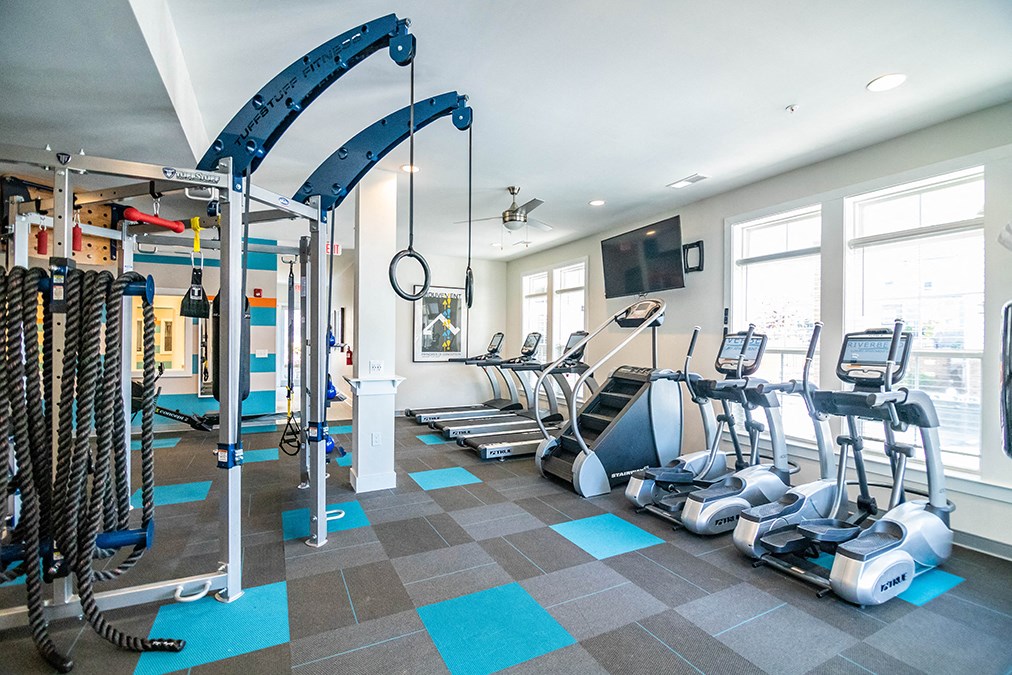 interior clubhouse fitness center