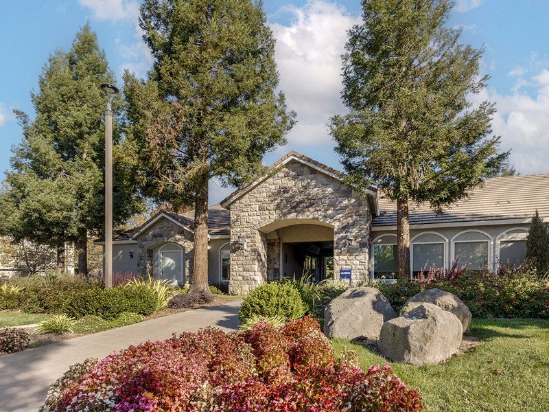 the estates front of building