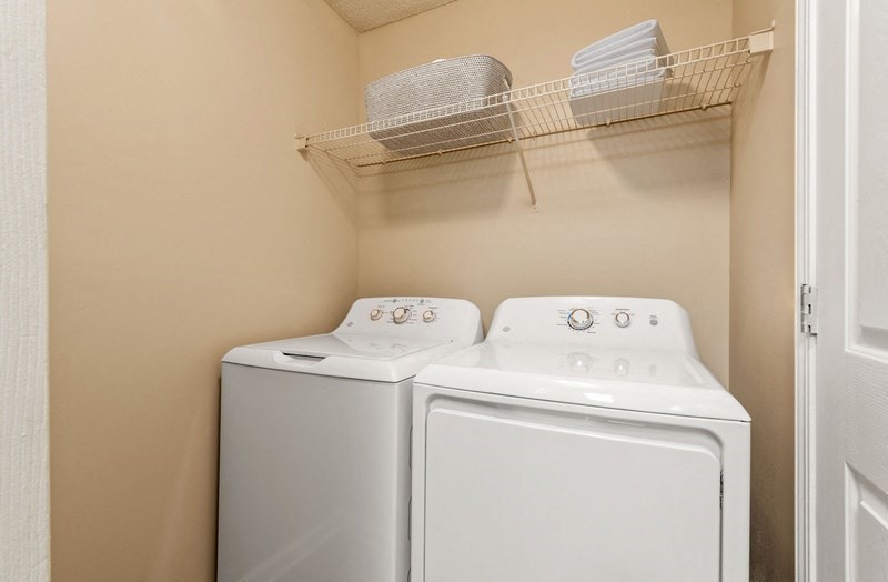 our apartments have a washer and dryer