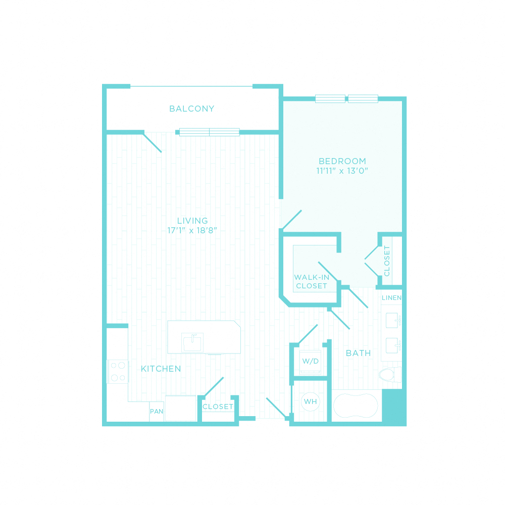 Floor Plans of Bell Shady Grove in Rockville, MD