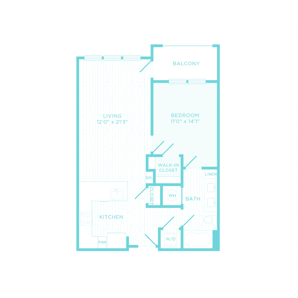 Floor Plans of Bell Shady Grove in Rockville, MD