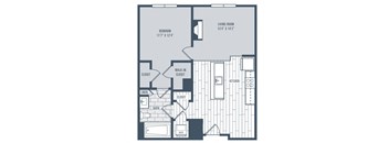 a blueprint of the 2nd and 3rd floor floor plan of a studio apartment