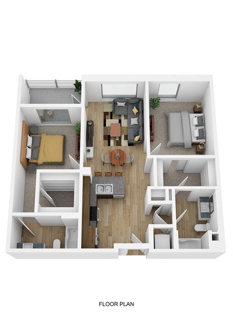 B2E 2 BD 2 Bath 1078-1140 sqft