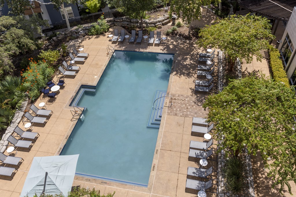 a view of the pool at the resort
