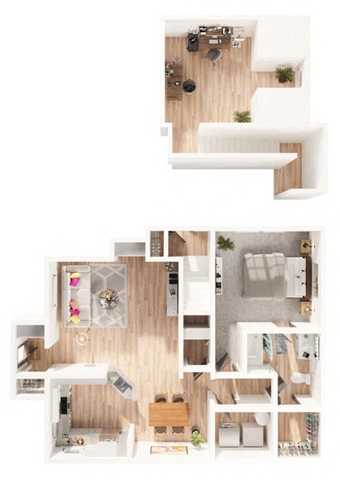 a floor plan of a house