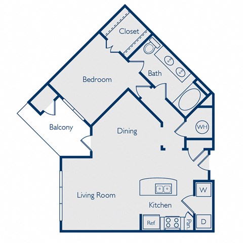 Bell Vinings A1E floor plan