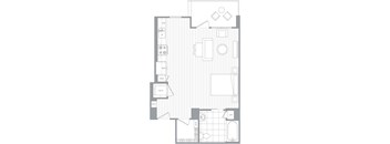 A floor plan of a house with labeled rooms such as DW, REF, PAN, W/D, SHV, and LIN.