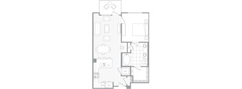A floor plan of a house with labeled rooms such as "DW" and "REF".