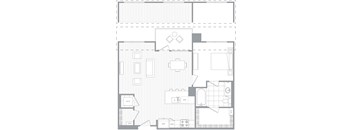 A floor plan of a house with labeled rooms such as W/D, MS, and SH-V.