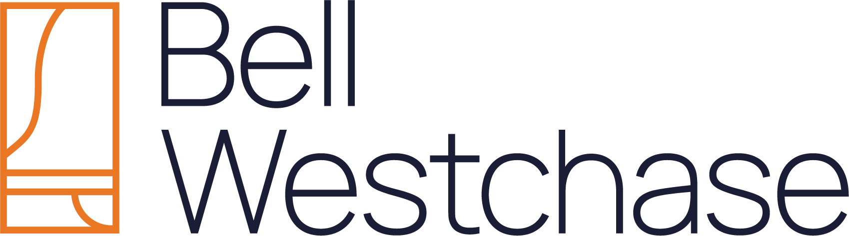 The image is a logo of Bell Westchase.