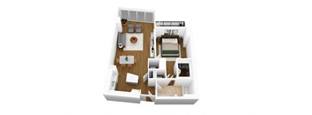 bedroom floor plan  the residences at city center apartments