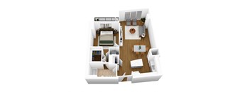 bedroom floor plan an open concept living room and dining room with a kitchen