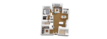 bedroom floor plan  the residences at sawmill estates apartments in