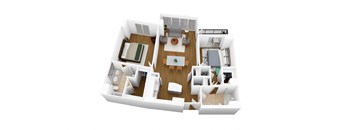 3 bedroom floor plan  the crossings at white marsh apartments