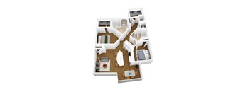 bedroom floor plan and layouts of a 2100 sq ft home